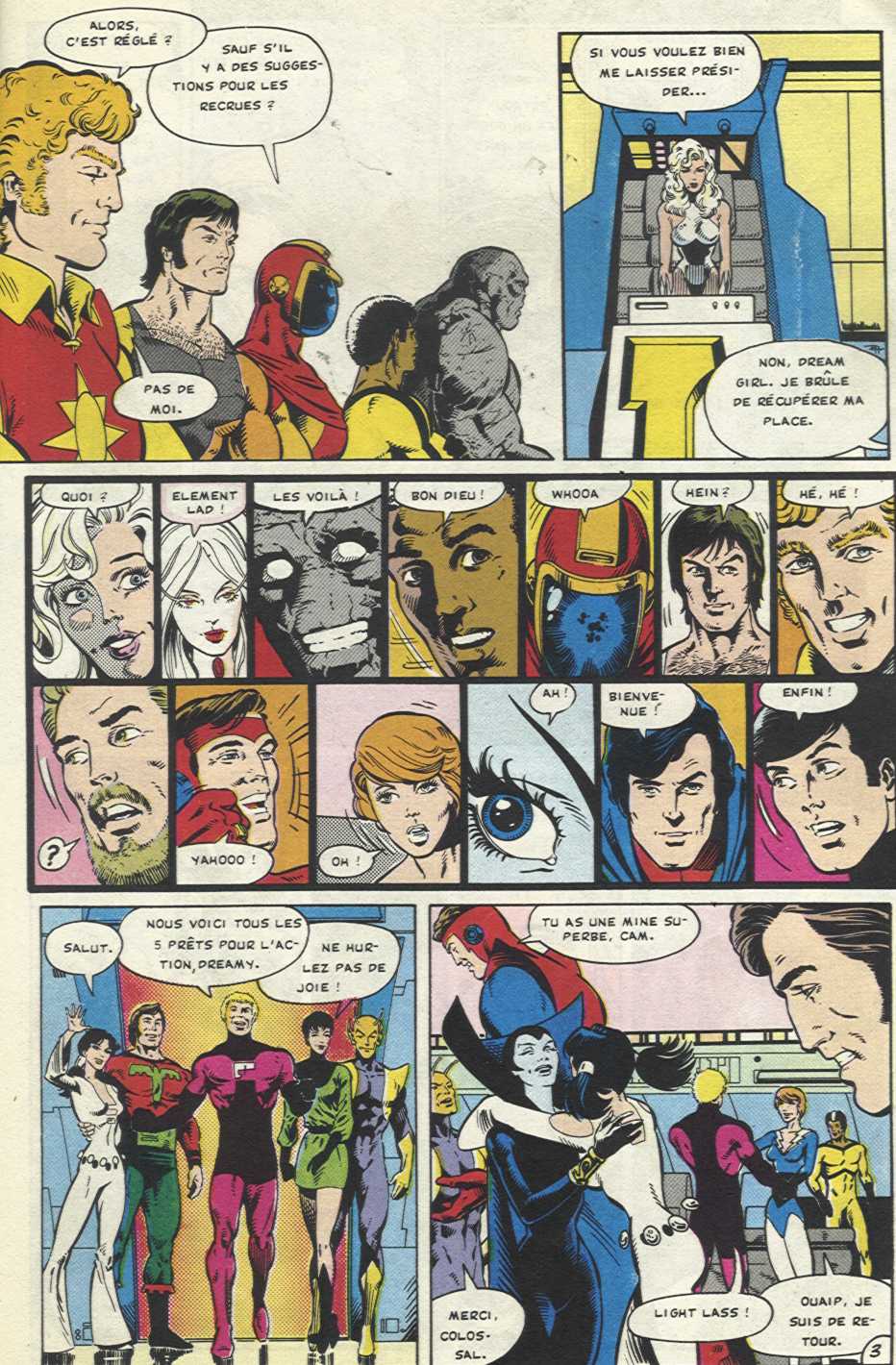 Scan de l'épisode Légion Super Heros